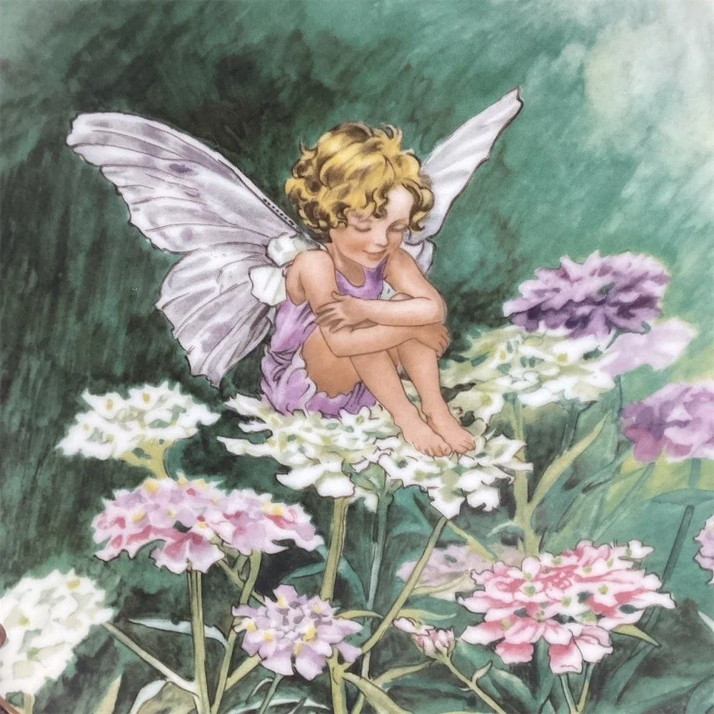 Villeroy‎ & Boch Flower Fairies Candytuft Fairy Collector Plate w/ Stand